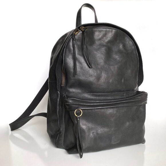 Madewell | Bags | Madewell Lorimer Black Italian Leather  display picture 1